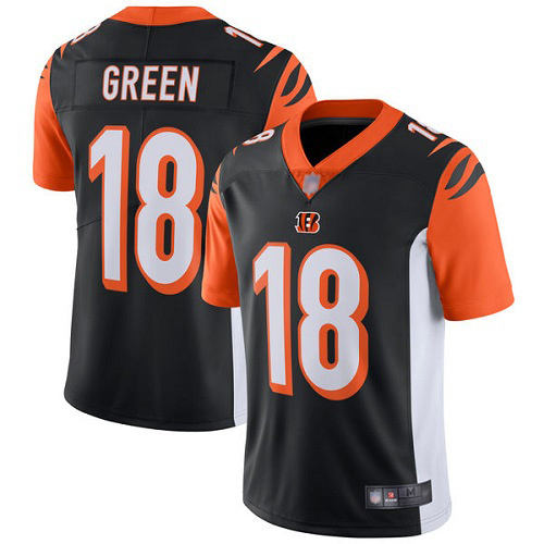 Cincinnati Bengals Limited Black Men A J Green Home Jersey NFL Footballl 18 Vapor Untouchable